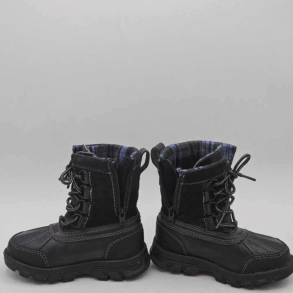 Sketchers Skx Black Waterproof Winter Boots Size 6